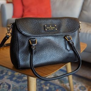 Kate Spade Grove Court Sm Leslie Top Handle Bag - Black